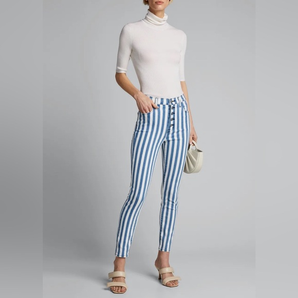 J Brand Lillie High Rise Crop Skinny Jean - Size 24 - Picture 1 of 16